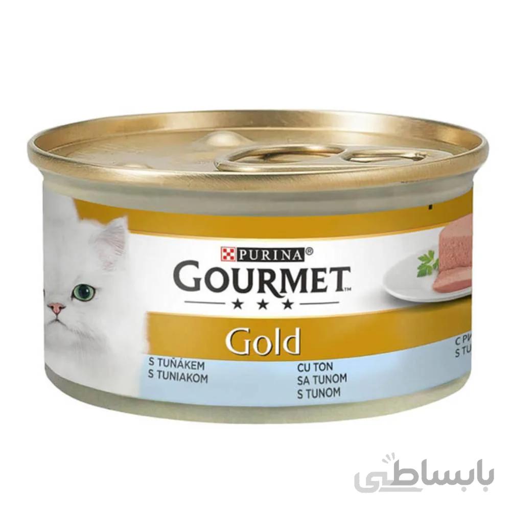 کنسرو گربه گورمه گلد طعم ماهی تن وزن 85 گرم