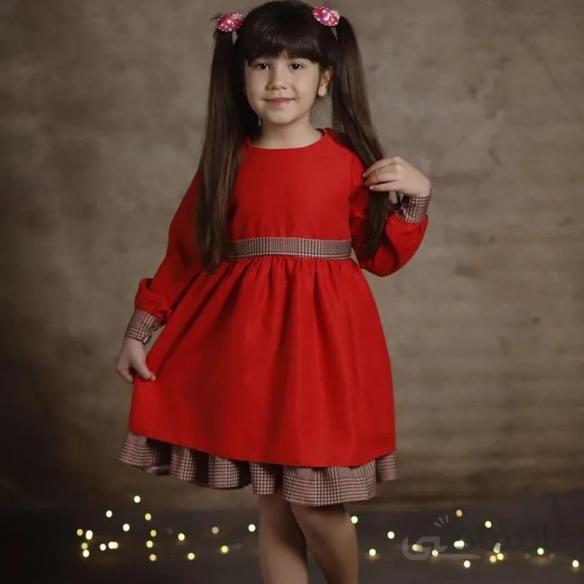 پیراهن مجلسی عیدانه همراه تل مو کد:3010