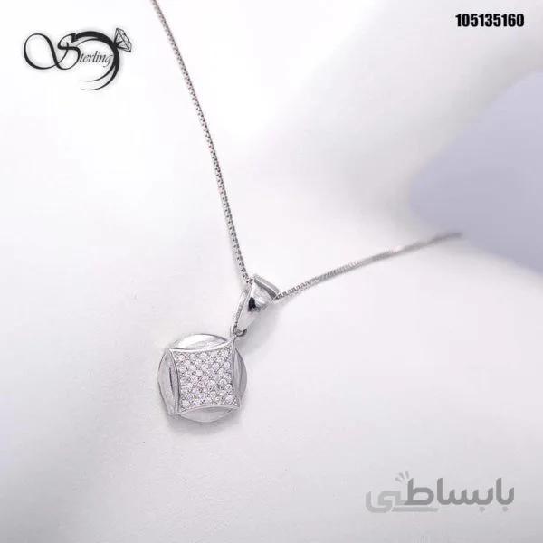 گردنبند نقره نگین دار کد:۱۴۵۴
