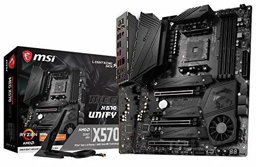 مادربورد MSI+AMD AM4, DDR4, PCIe 4.0, SATA 6GB/s, M.2, USB 3.2 Gen 2, Ax Wi-Fi 6, Bluetooth 5, ATX +Windows 10+گرافیک کارت PCI-E+مدل MEG X570 UNIFY