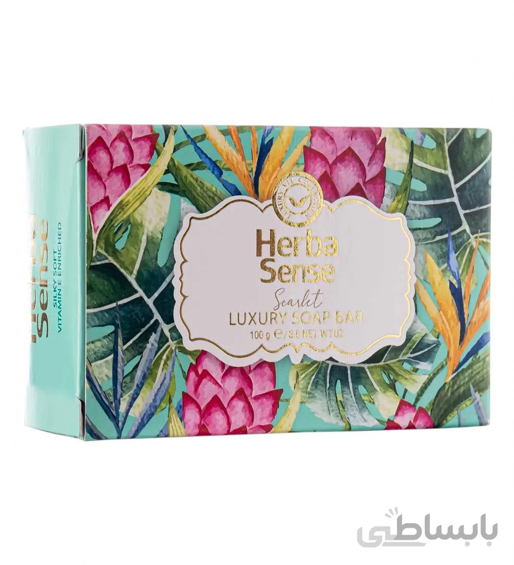 صابون سبز Scarlet با رایحه چای سبز هرباسنس آردن ا Ardene Herba Sense Soap Scarlet
