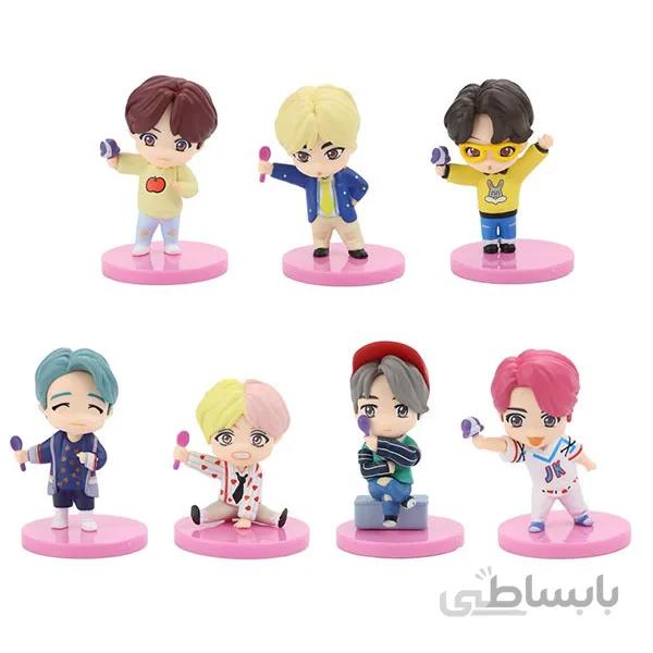 فیگور مدل BTS کد 3 بسته هفت عددی