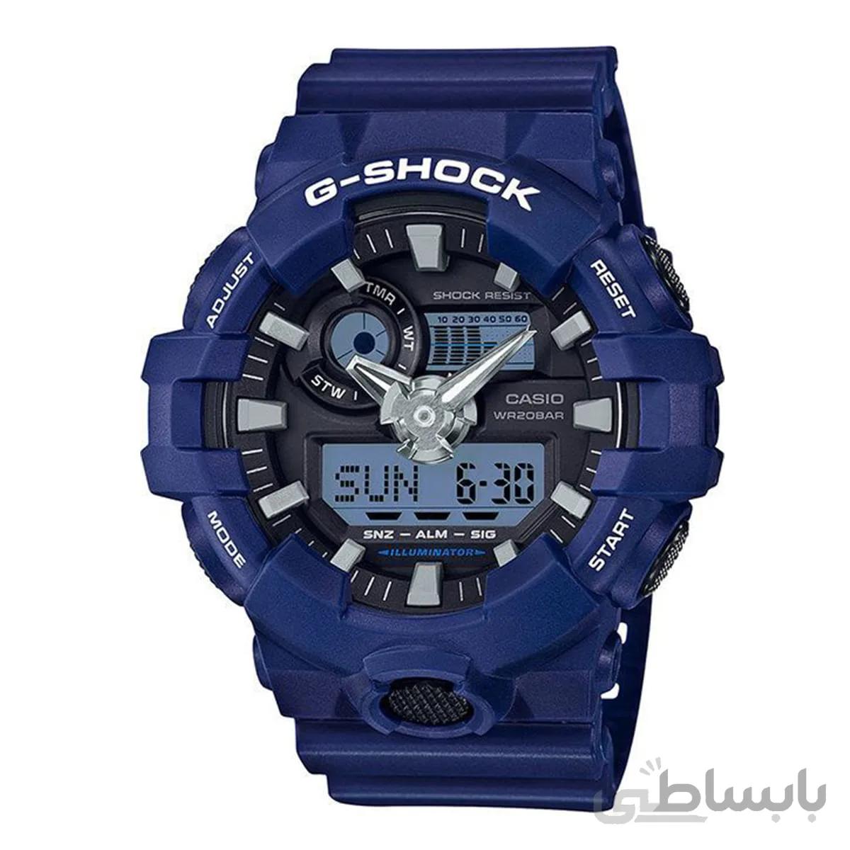 ساعت مچی عقربه ای مردانه کاسیو مدل GA-700-2ADR ا Casio GA-700-2ADR Watch For Men