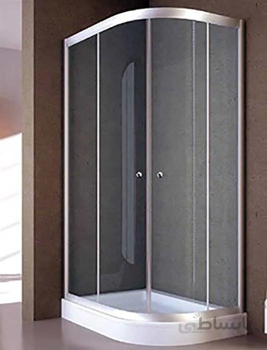 دور دوشی - پارتیشن دوش شاینی وارداتی ترکیه مدل T-NSC031 ا ابعاد:100x80x195 سانتی متر