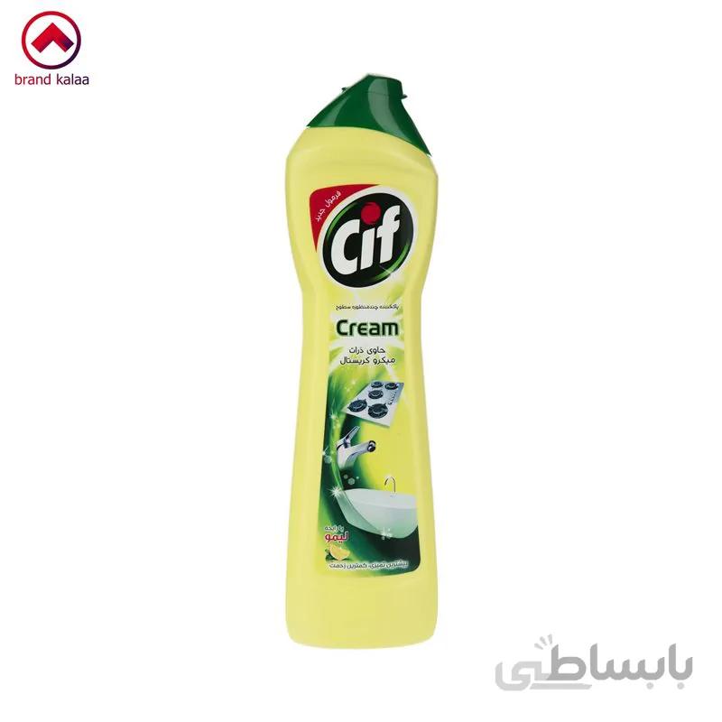 پاک کننده چند منظوره سطوح سیف مدل Lemon حجم 500 میلی لیتر ا Cif Lemon All Purpose Cleaner 500 ml