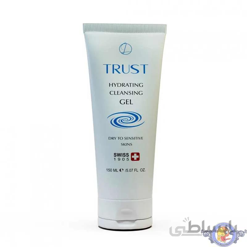 ژل شوینده آبرسان پوست خشک و حساس تراست