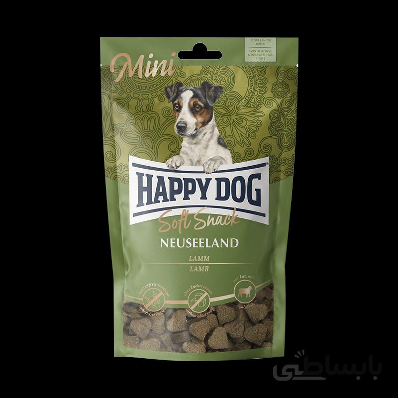 تشویقی سگ هپی داگ Happy Dog Mini Soft Snack NewZealand Lamb وزن 100 گرم