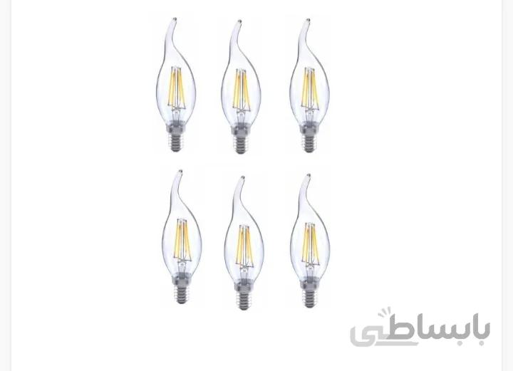 لامپ لوستر اشکی فلامینتی 4وات هالی استار
