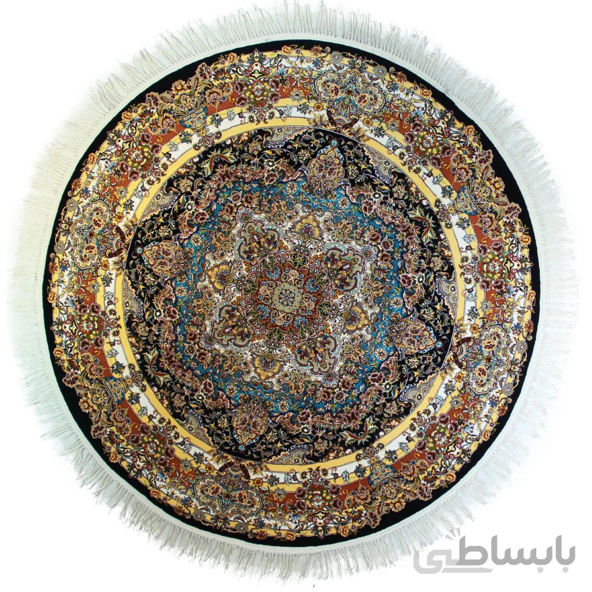 فرش گرد 1000 شانه تارا طرح سالاری