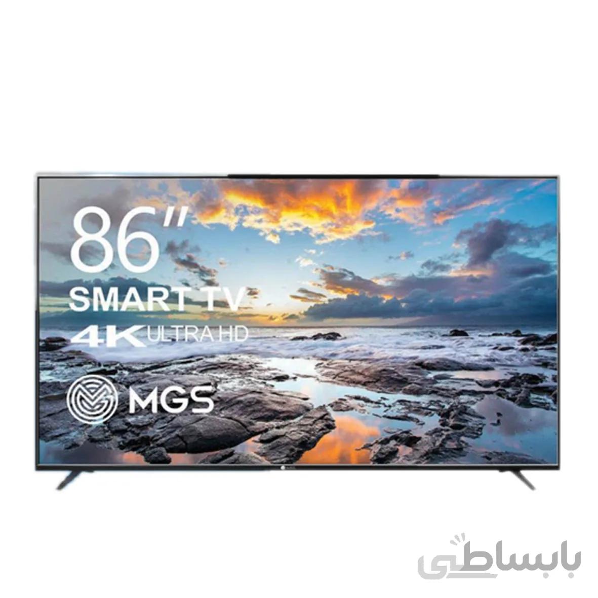 تلویزیون ال ای دی هوشمند ام جی اس مدل S86UB9111W سایز 86 اینچ ا MGS S86UB9111W Smart LED TV size 86 inch