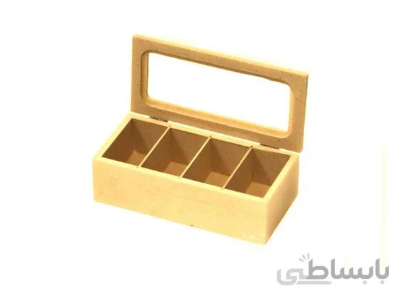 باکس 4خانه در شیشه ای
