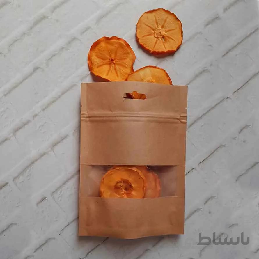 خرمالو خشک برگه