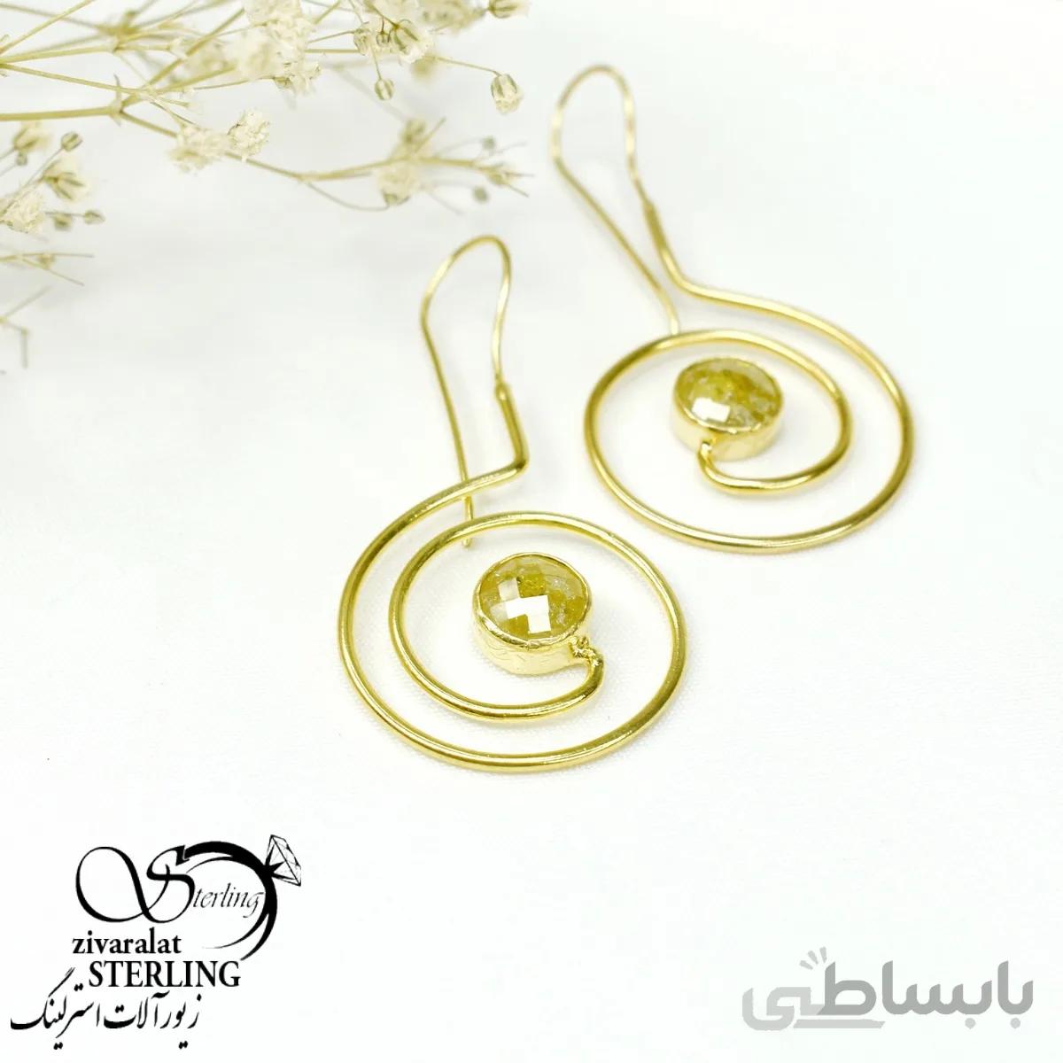 گوشواره ترک دست ساز زنانه کد 6052