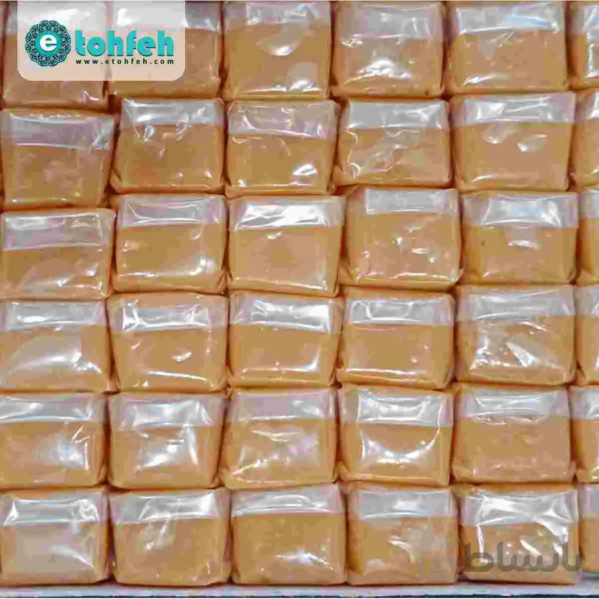 شیرینی ریس دو رنگ شیری