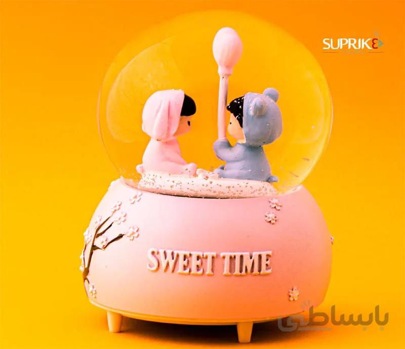 گوی موزیکال دختر و پسر مدل SWEET TIME