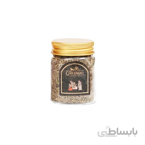 زیره سبز شیشه ای 35 گرمی مهرآنوش