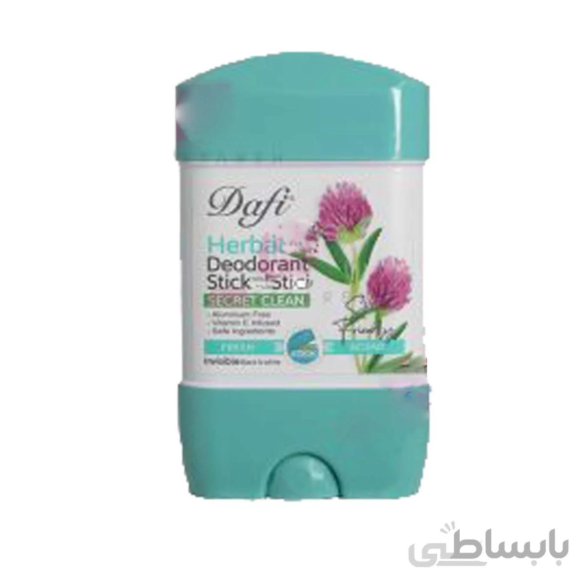 دئودورانت زنانه استیکی دافی مدل Secret clean
