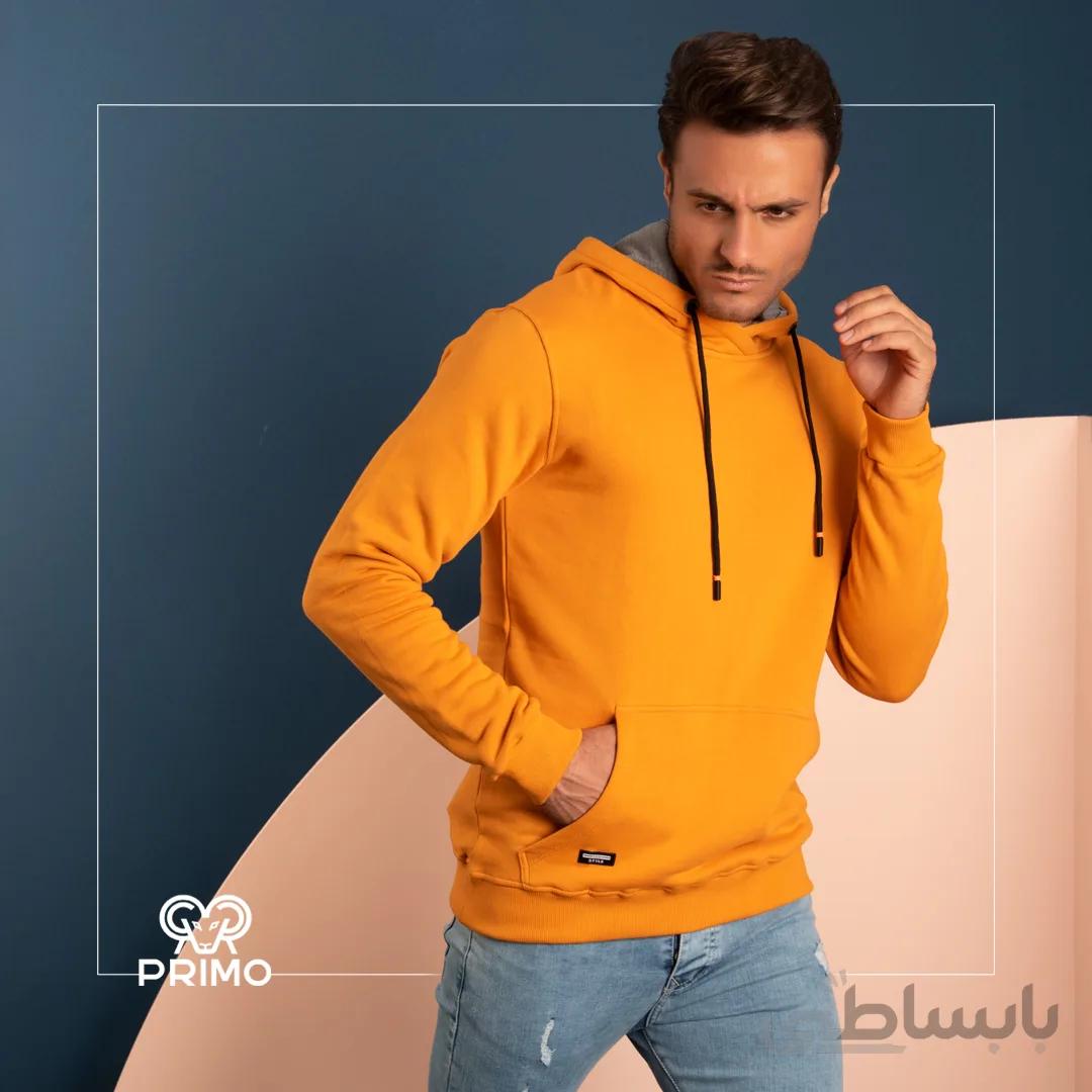 هودی پنبه مردانه مدل ساده داخل کرک 514602