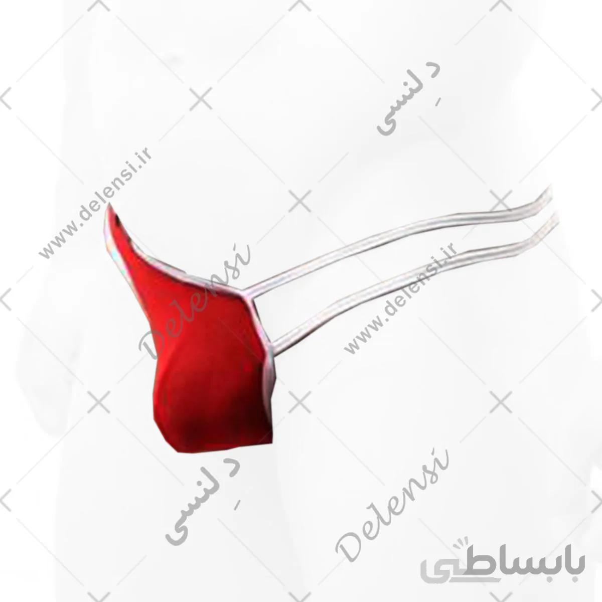 شورت مردانه فانتزی قرمز اسلیم