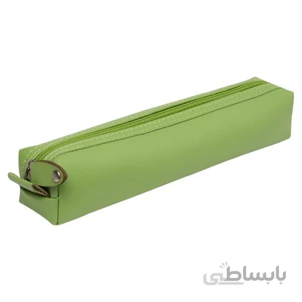 جامدادی چرمی تک زیپ مینی سیب