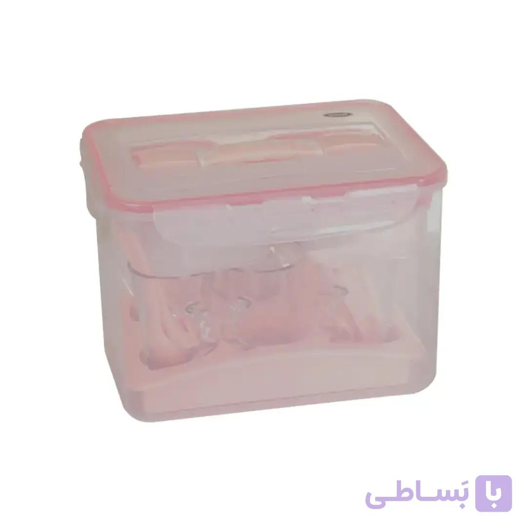 سرویس چای و صبحانه خوری مسافرتی ساده لیمون