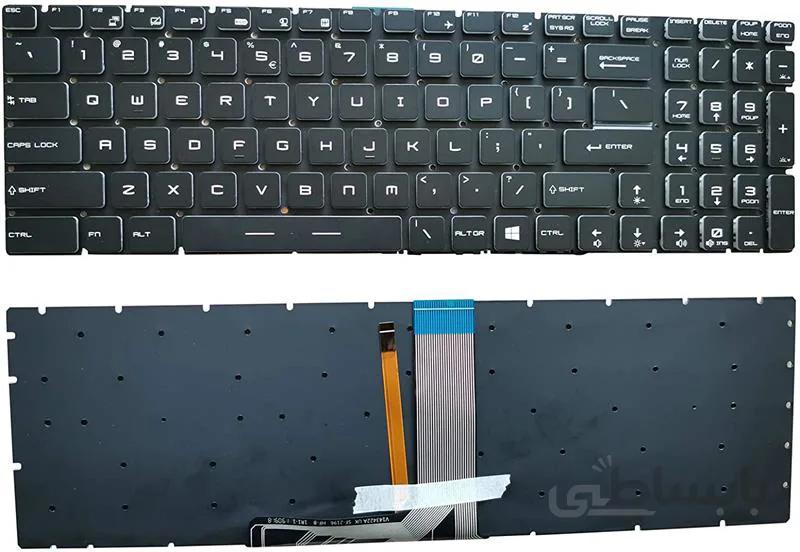 کیبورد ام اس ای GE62/GS60 ا Keyboard with Backlight for MSI GE62/GS60/GS70/GS72/GE72/GT72