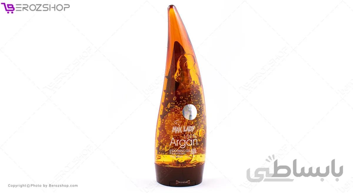 ژل آبرسان روغن آرگان مکس لیدی max lady حجم 300میلیلیتر