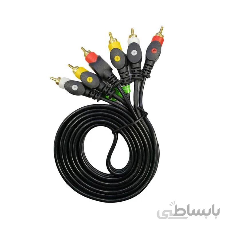 کابل ۳ جک RCA به ۳ جک RCA مدل AV به طول ۱.۵ متر