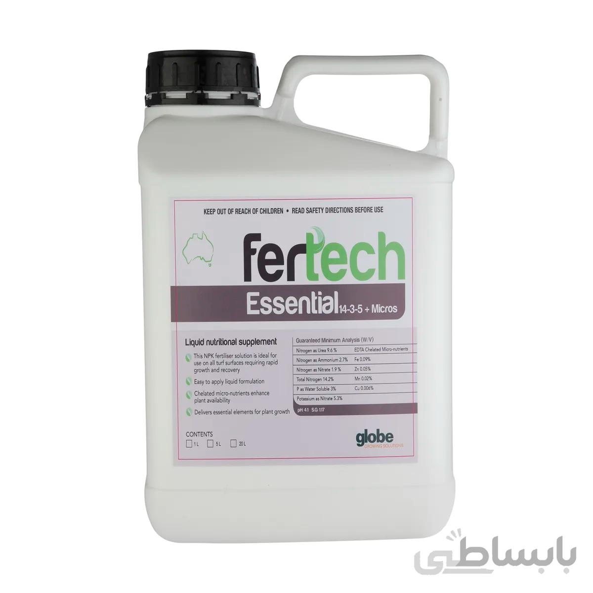 کود مایع کامل فرتچ مدل Essential 14 3 5+micro p حجم 5 لیتر