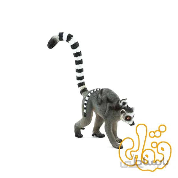 میمون دم حلقه لمور با بچه Ring Tailed Lemur with Baby 387237