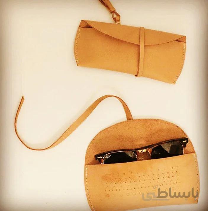 قاب عینک طبی و دودی چرم کد ۱۰۲۹۷