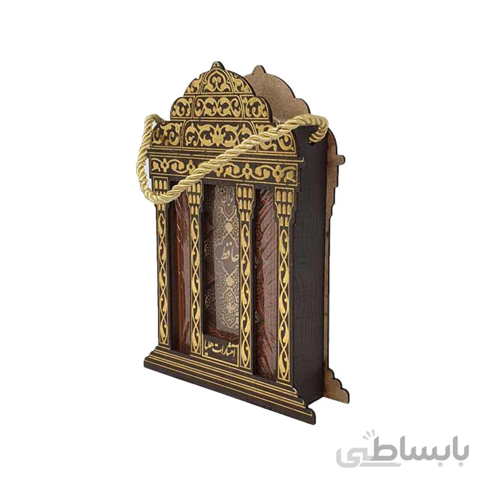 حافظ پالتویی قابدار چرم با ساک طرح مقبره