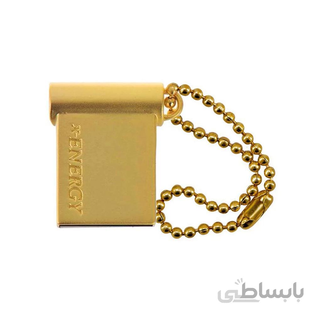 فلش مموری ایکس-انرژی مدل USB2.0 Gold ظرفیت 16 گیگابایت ا x-Energy USB2.0 Gold Flash Memory 16GB
