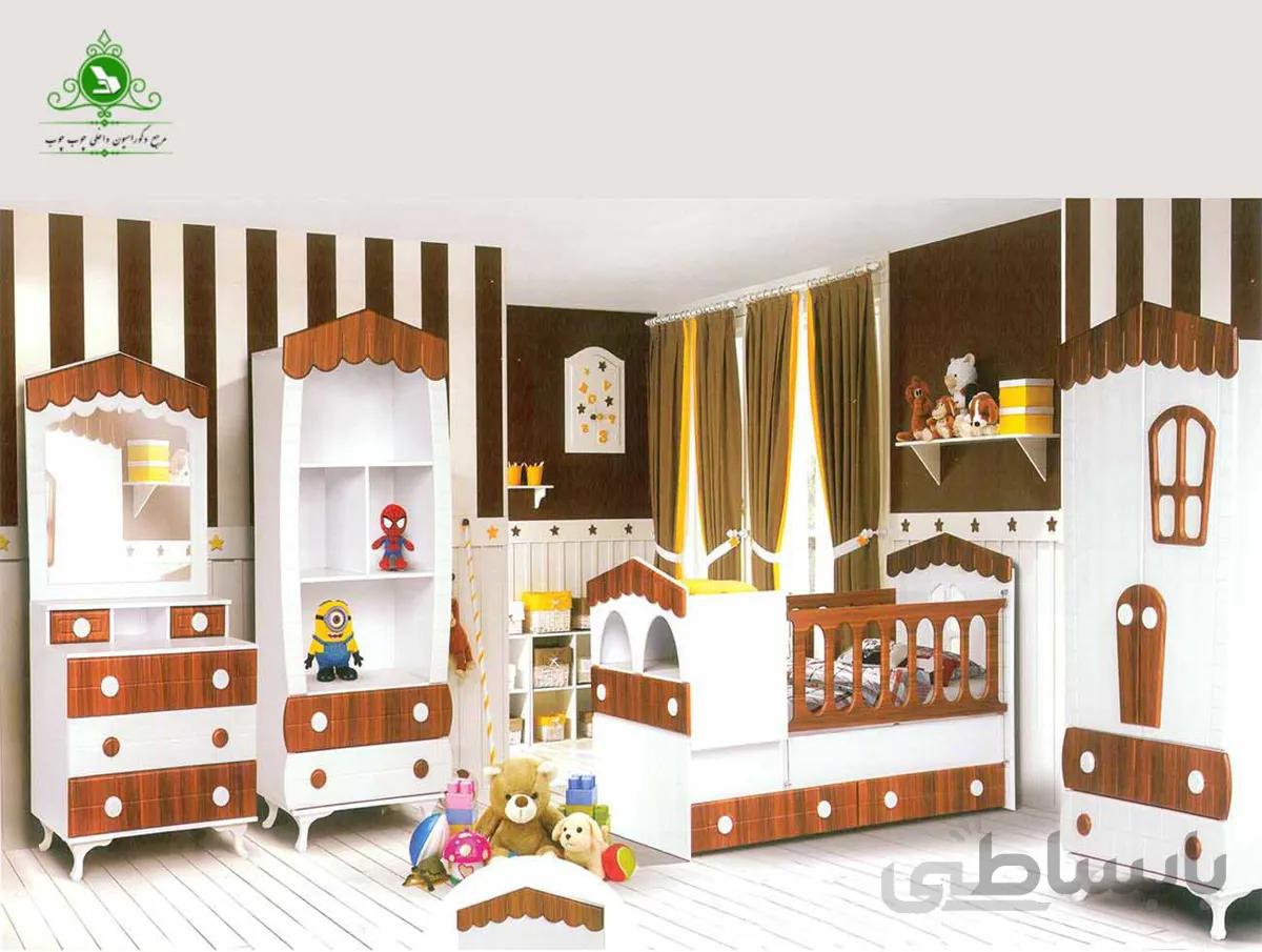 سیسمونی کودک مدل کلبه