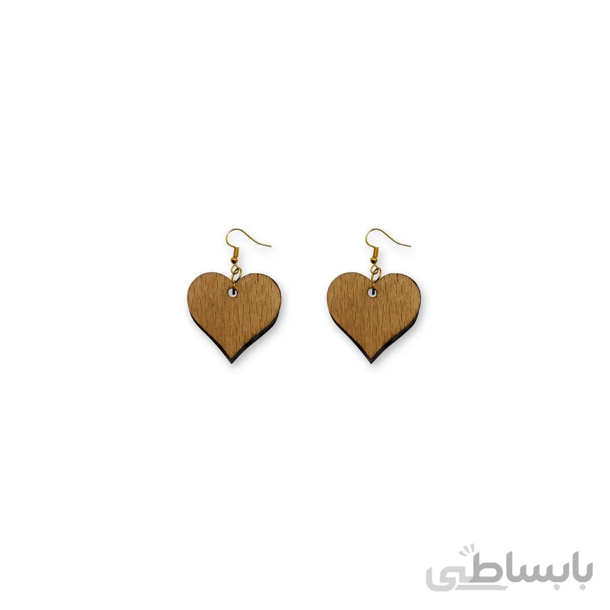 گوشواره طرح قلب H1