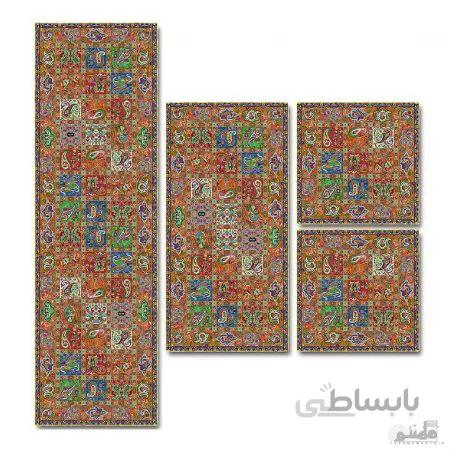 سرویس کامل رومیزی ترمه طرح امپراطور کد 1006