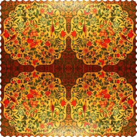 رومیزی مخمل مربع سقف چرمی