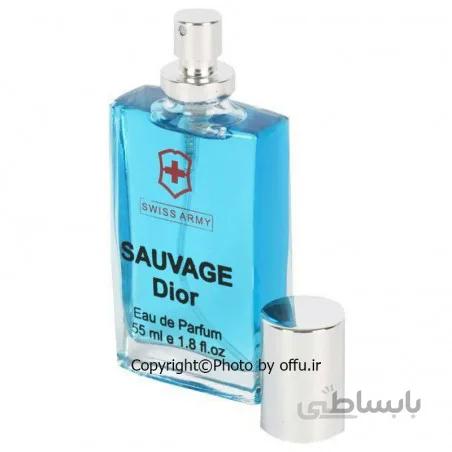 ادو پرفیوم مردانه سوئیس آرمی رایحه دیور مدل ساواژ حجم 55میلی لیتر