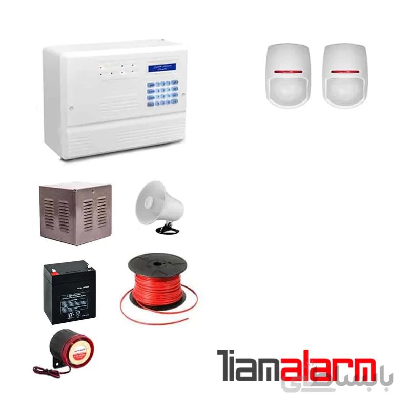 پکیج دزدگیر اماکن باسیم مدل فایروال سیم کارتی و تلفنی F10PY2