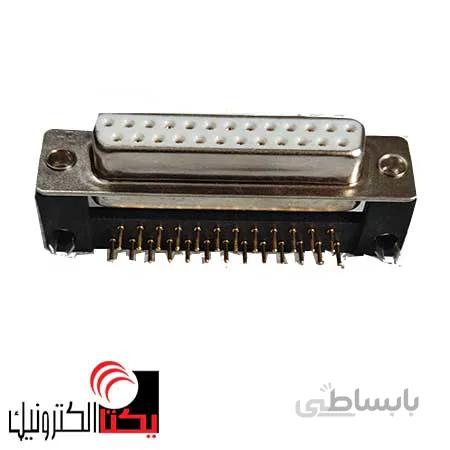 دی کانکتور روبردی رایت انگل صنعتی مادگی 25 پین