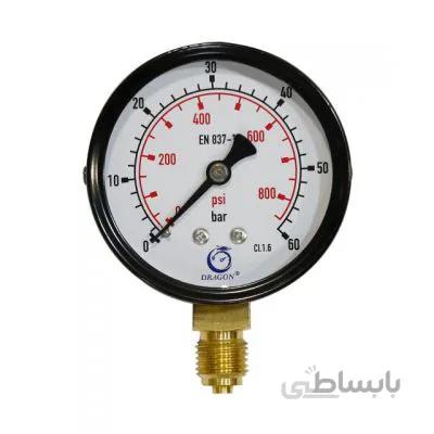 گیج فشار دراگون 60 Bar