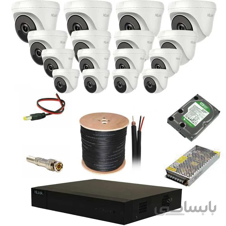 پکیج 16 دوربین هایلوک مدل 16D2MPT1 ا HiLook Security Camera Package : 16D2MPT1
