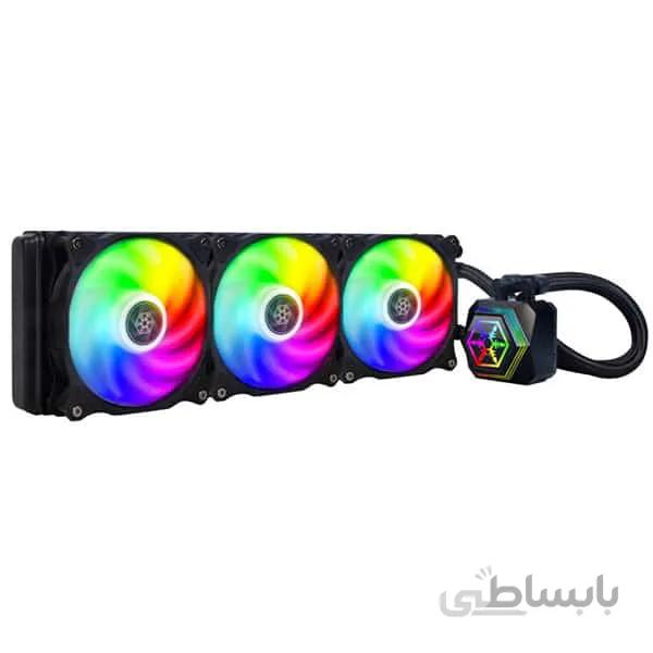خنک کننده پردازنده سیلوراستون مدل PF360-ARGB ا فن پردازنده سیلور استون PF360-ARGB 360mm All in One RGB CPU Liquid Cooler
