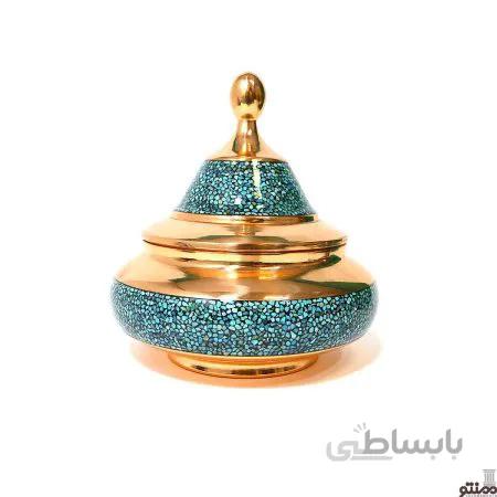 شکلات خوری فیروزه کوب مدل بشقاب پرنده سایز کوچک