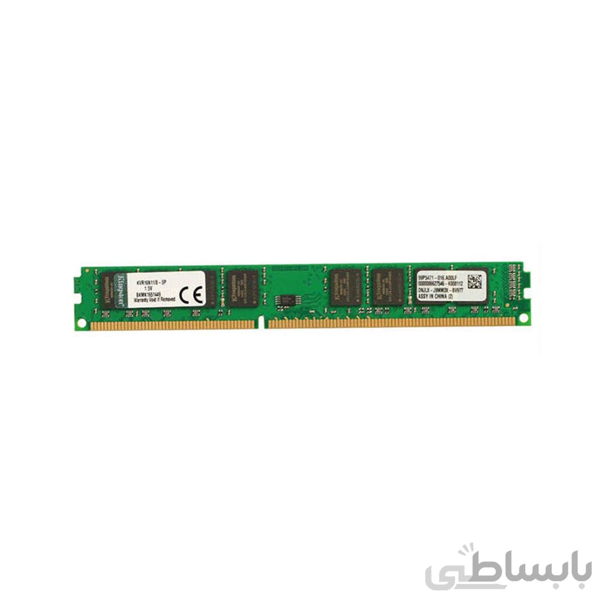 رم دسکتاپ کینگستون 8 گیگابایت مدل KINGSTON Mhz1600 DDR3