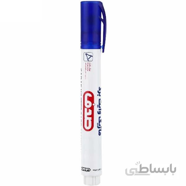 ماژیک وایت برد آبی نوک تخت صدف