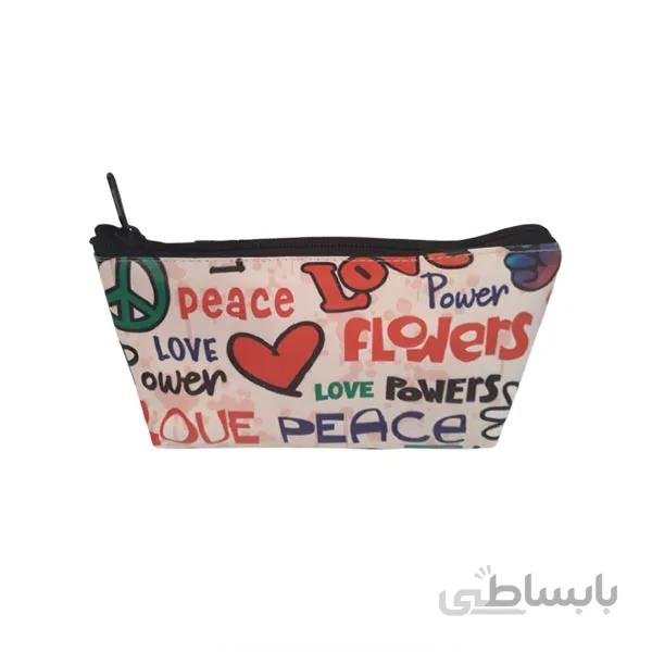 کیف ارایشی طرح love کد 02