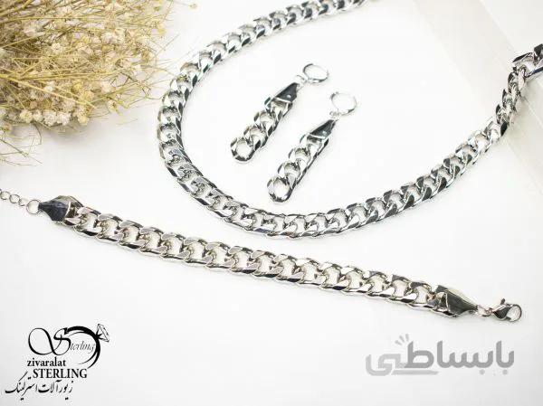 سرویس زنانه طرح طلا کارتیه سفید
