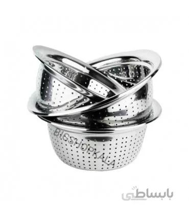 ست آبکش استیل یونیک مدل 4091 بسته 11 عددی