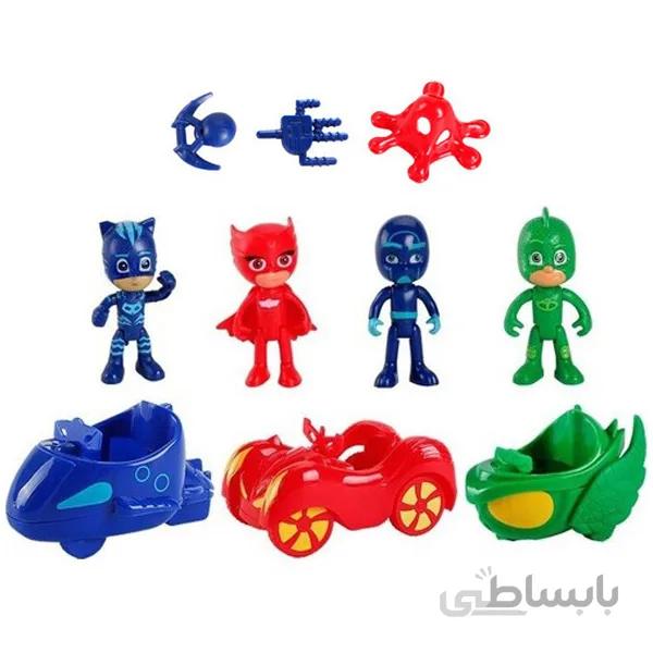 اکشن فیگور پی جی ماسک کد 1137 مجموعه 10 عددی